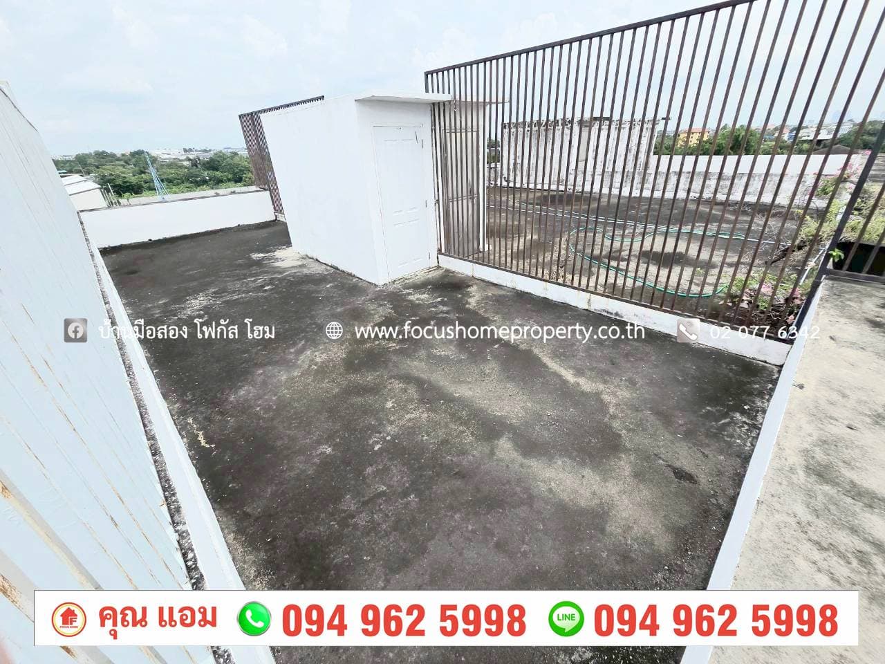 ขาย อาคารพาณิชย์ 4.5 ชั้น ติดถนนสวนผัก ตลิ่งชัน